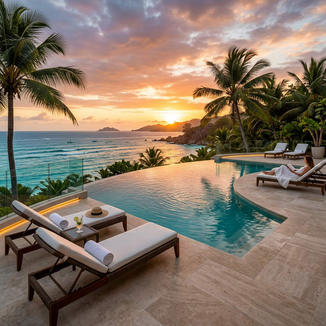 Luxus Resort Stimmung